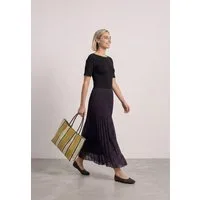 STREET ONE Maxikleid mit plissiertem Rockteil