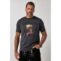 JP1880 T-Shirt T-Shirt Tracht Halbarm Brustprint Vintage Look