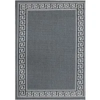 Vimoda Outdoorteppich Flachgewebe Teppich Terrassen & Balkonteppich in 4 Sommerfarben, Rechteckig, Läufer Blakon Esszimmer passt als Küchenteppich