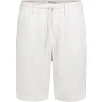 Eight2Nine Chinoshorts Leinen Chino Elastischer Bund mit Kordelzug Canvas-Bermuda