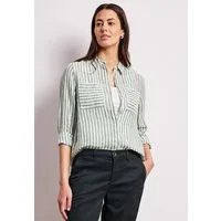 STREET ONE Hemdbluse mit Streifen Muster