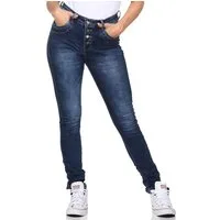 Jewelly Skinny-fit-Jeans Jewelly Damenjeans 25 S / 36 Blau 01