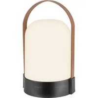 Briloner Leuchten LED Tischleuchte ASA BIG, LED fest integriert, Warmweiß, 14,5x13,5x24 cm, Indoor/Outdoor, Balkon, Terrasse, Wohnzimmer
