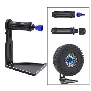 CNC Aluminum 12mm 17mm Hex Wheel Tire Balancer Tool for 1/10 1/8 1/7 RC Cars Dynamic Balance Support Base Vehicles Model