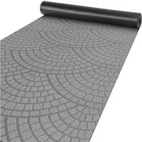 ANRO Küchenläufer Teppichläufer DAVIS Velours Läufer, Eckig, Höhe: 3 mm, Velour