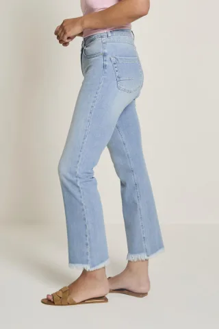 para mi - Jeans - Mila Mini Flare blau - Gr. - L28