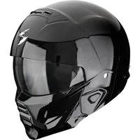 Scorpion Exo Motorradhelm EXO-Combat II Jethelm, vorbereitet für Kommunikationssystem,geeignet für Brillenträger,i