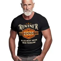 LOBO NEGRO® T-Shirt für Rentner oder zum Abschied: Alles nicht mehr mein Problem 2026