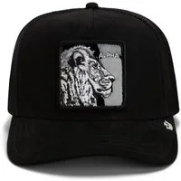 GOORIN Bros. Trucker Cap Goorin Bros. OG Trucker Cap Core Mesh Black Out Lion Void (Basecap, Basecap, Meshcap, Trucker Kappe)