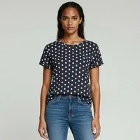 maracujaaa Kurzarmshirt Audrey Tupfen Shirt