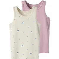 Name It Unterhemd NMFTANK TOP 2P PEYOTE HEARTS NOOS (Packung, 2-St)