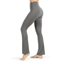 Smilodox Schlaghose Schlagleggings Oriana, High Waist, Sportleggings für Gym & Alltag Ausgestelltem Bein Schlaghose maximale Bewegungsfreiheit Sport Alltag