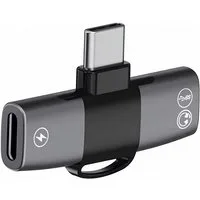 Bolwins A86 OTG Audio Jack Adapter 2x USB C - Typ-C, 2in1 Musik & Aufladen 15W Audio-Adapter USB-C zu USB-C, 0 cm, 2x USB C - Typ-C, 2in1 Musik & Aufladen 15W
