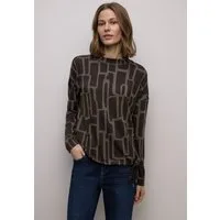 STREET ONE Langarmshirt mit grafischem Muster