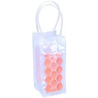 EDCO Weinkühler Gel WEINKÜHLTASCHE 10x10x25cm Flaschenkühler Weinkühler 75 (Orange), Sektkühler Champagnerkühler Bierkühler Sekt Wein