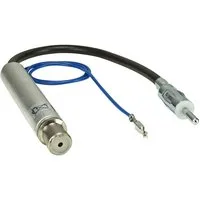 tomzz Audio Antennenadapter mit Phantomeinspeisung passt für Audi Seat Skoda VW bi KFZ Adapter