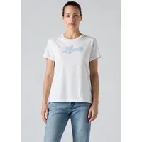 Levi's® Rundhalsshirt THE PERFECT TEE mit Logo im Metallic-Holo Print