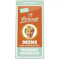 Brandt Brot, Brandt Minis Markenzwieback ohne Zuckerzusatz Packung 120g