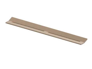 Tece drainprofile Profildeckel Edelstahl Rotgold gebürstet (bis 11/2023), 675014 675014