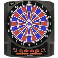 Carromco Zielscheibe Dartscheibe Elektronisch Classic Master II, Dart, Softdarts & Netzteil, 36 Spiele & 585 Varianten
