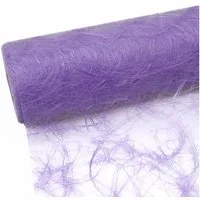 Deko AS Tischläufer Sizoweb Tischläufer - lavendel - 30 cm - 25 m + 100 Dekodiamanten - (1-tlg, 1 Rolle Tischläufer), Strapazierfähig
