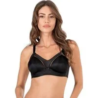 fashionshowcase Bügel-BH Soft Cups Mesh-Einsatz Zierschleife, 85–105 B/C/D, 3 Farben (1-tlg) Mesh-Einsatz, blickdicht