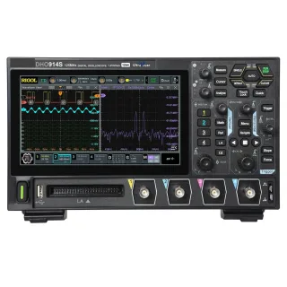 DHO914S Digital Oscilloscope 125MHz Frequency Band 4 Analog Channels 12-bit Vertical Resolution 1.25 GSa/s Sample Rate w