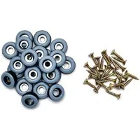 store HD Möbelfuß Möbelgleiter zum Schrauben Ø 20  mm - 20 Stück, (20-St)