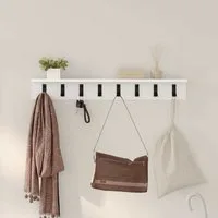 vidaXL Nachttisch, Wandmontierter nachttisch Wandmontiert Weiß 80 x 10,5 x 10,5 cm