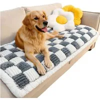 Coonoor Sofaschoner Weiche Flanell Sofa überzug Waschbar - Neue Sitzkissenbezüge, rutschfeste Sofabezug
