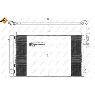 NRF Klimakondensator + Trockner BMW 1er 3er X1 Z4 35743