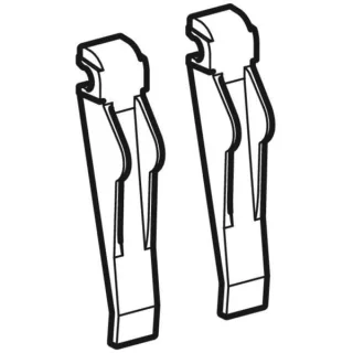 Geberit Set Wippen, zu Geberit Betätigungsplatte Omega60 243294001