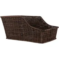 laio Fahrradkorb hinten aus hochwertigem Polyrattan inkl. Befestigungsmaterial