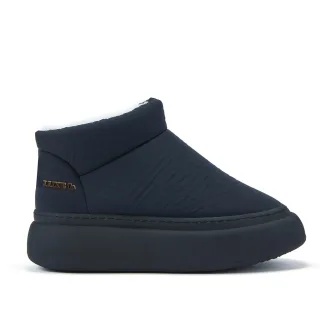 Fischfarbene Stiefeletten in Marineblau
