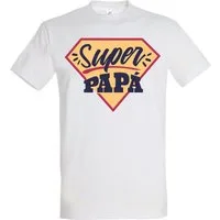 Youth Designz T-Shirt Super Papa Herren Shirt mit lustigem Frontprint