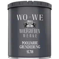 WO-WE Schwimmbecken Schwimmbadfarbe Grundierung Spezial Haftgrund für Poolfarbe, 1-10kg, Hohe Ergiebigkeit
