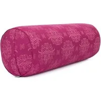 bodhi Yoga Bolster Maharaja Collection: Yoga Bolster gemustert, 65 x Ø 23 cm Lotus, berry, Kapok