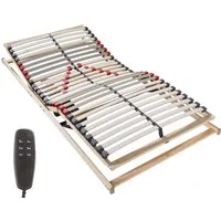 Lattenrost Superflex STABIL PLUS elektrisch verstellbar mit Motor, Beco, 28 Leisten aufgebaut mit Härte-Anpassung 100% Made in Germany