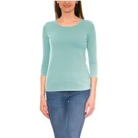 Alkato Longshirt Alkato Damen Shirt 3/4 Arm mit Rundhals