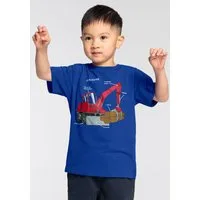 KIDSWORLD T-Shirt für kleine Jungen Kurzarm, Basic-Passform, bedruckt mit Statements/Sprüchen