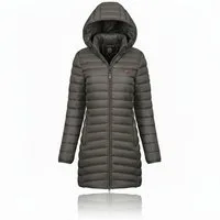 Geographical Norway Steppmantel Damen Outdoorjacke Lange Steppjacke Parka S-2XL
