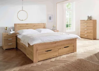 Aditio Bett 160x200 mit Stauraum optional