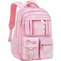 Forrlite Schulrucksack Kinderrucksack Mädchen, Schulranzen mit Großer Kapazität (Schulränzen Madchen 1-6. klasse, Leichte und Wasserdichte Nylon Schultasche), für Kinder Schule oder Reisen