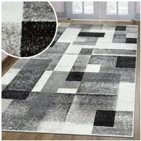 OTTO home Teppich Corine, rechteckig, Höhe: 9 mm, mit besonders weichem Flor, Kurzflor, modernes Karo-Design