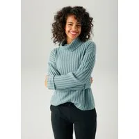 Aniston CASUAL Strickpullover in Streifen-Optik