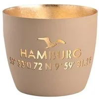 Giftcompany Kerzenhalter Windlicht Madras Hamburg Koordinaten Sandstone