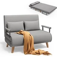 Bealife Relaxsessel Schlafsessel mit Bettfunktion, Schlafsofa 2-Sitzer