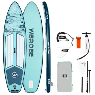 WaveRite 335*81*15CM Inflatable Stand Up Paddle Board Load Capacity up to 200kg Ultra-Light SUPBoard For Solo Adventure