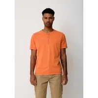 Paddock's Kurzarmshirt Sommerliches Henly Shirt aus reiner Baumwolle