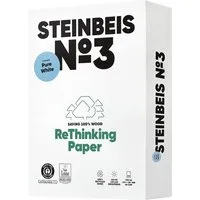 STEINBEIS Recyclingpapier Pure White, Format DIN A4, 80 g/m², 90 CIE, 500 Blatt